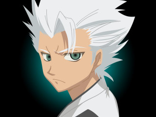White hair green eyes serious - white hair free wallpaper