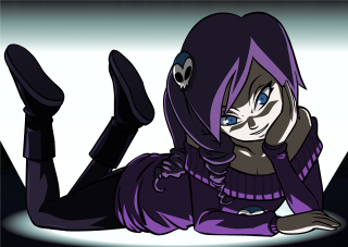 Alice prin giantess gothic anime - the side of her body free wallpaper