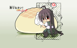 Girl pillow bed pastel chibi - flat free wallpaper for desktop