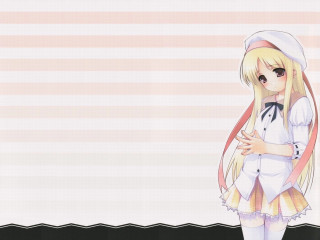 Blonde girl sailor outfit striped - striped free wallpaper for desktop