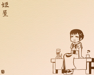 Woman cat table blush hairclip - vignette free wallpaper