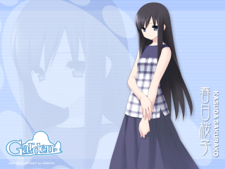 Girl long hair plaid shirt - plaid free wallpaper