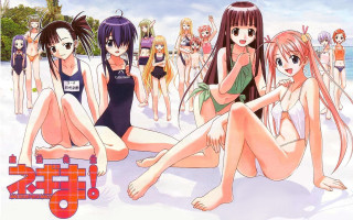 Beach girls sitting bikini manga - top of a beach next free wallpaper for desktop