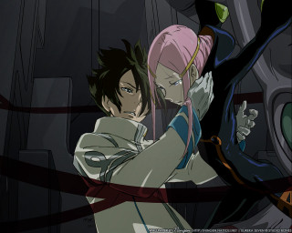 Anime couple room wallpaper red - a red ribbon free wallpaper for desktop