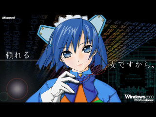 Anime bluehair catears cellphone purism - android free wallpaper