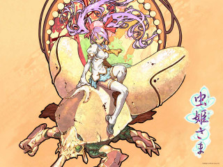 Woman dragon bird pop surrealism - biopunk free wallpaper