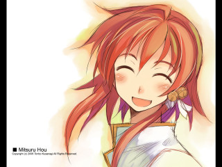 Redhair smiling girl manga ai - smiling free wallpaper