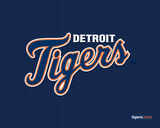 Detroit tigers logo blue background 2 - letter free wallpaper for desktop