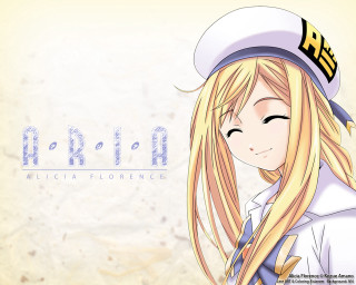 Blonde anime sailor portrait aria - long blonde hair free wallpaper
