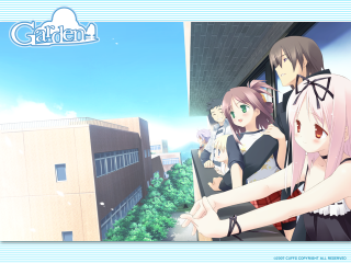 Garden people outdoors blue sky - a sign free wallpaper