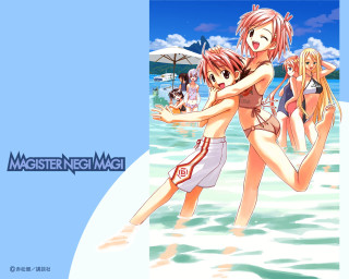 Anime beach girls umbrella sky - umbrella free wallpaper