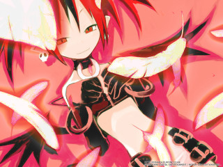 Red haired girl pink umbrella - a pink umbrella free wallpaper