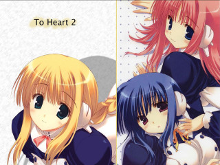 Anime girls blush headphones longhair 2 - blonde hair free wallpaper