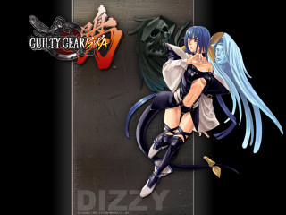 Blue haired girl sword demon - her hand and a demon free wallpaper