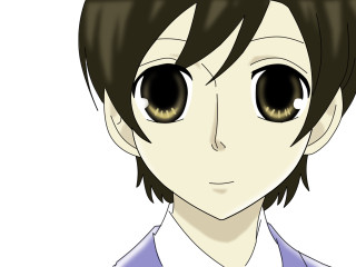 Brown eyes white shirt anime - awataguchi takamitsu free wallpaper