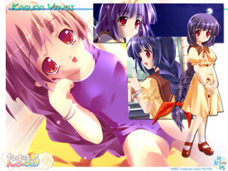 Four girls purple yellow pink - a pink dress free wallpaper
