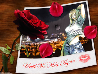 Woman rose table giantess art - a rose free wallpaper for desktop