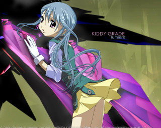 Kiddy grade purple girl holography - a purple object free wallpaper