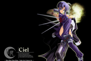 Anime heroine sword gun moon - araceli gilbert free wallpaper