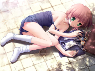 Pink hair bathroom tile floor - a short skirt free wallpaper