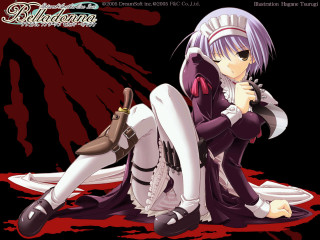 Alice prin gothic portrait blood - blood free wallpaper