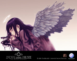Angel wings halo manga gothic - a halo free wallpaper