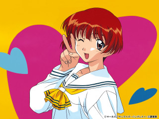 Red haired sailor girl ayako - right free wallpaper for desktop