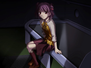 Aya goda portrait sitting neo - room free wallpaper for desktop