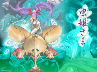 Purple bird cartoon character underwater - a purple hair free wallpaper