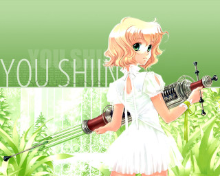 Alice prin girl gun flower - a girl holding free wallpaper