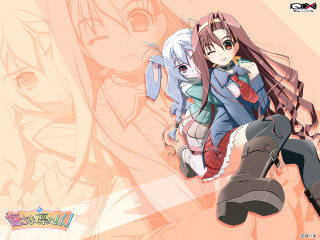 Anime couple pink background rayonism - a couple of anime characters free wallpaper