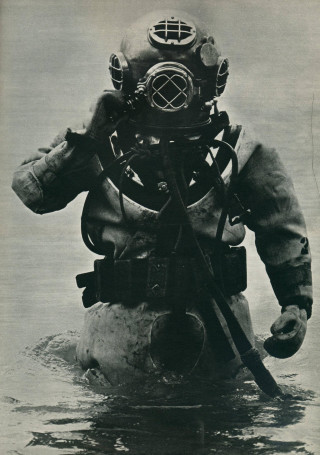 Diving man scuba mask diesel - bert stern free wallpaper for mobile