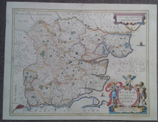 Essex county map towns roads - edmund greacen free wallpaper