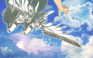 Sky sword poster clouds angel - epsylon point free wallpaper for desktop