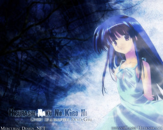 Girl blue dress tree moon - a blue dress free wallpaper