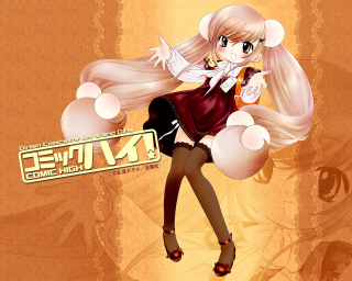 Girl longhair dress bow yellow - a bow free wallpaper