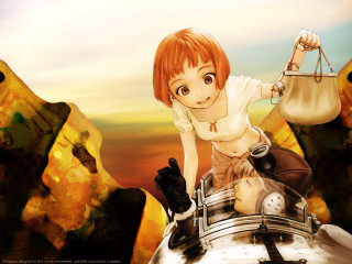 Girl red hair drum rock - a drum free wallpaper