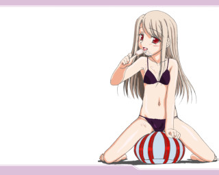 Girl bikini ball anime illyasviel - her cheek free wallpaper