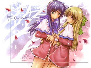 Anime girls hug purple background 2 - a purple background free wallpaper for desktop