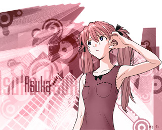 Pink haired girl manga clocktower - a pattern free wallpaper for desktop