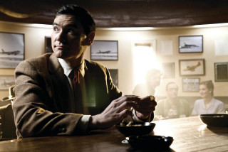 Man sitting table bowl food - dean roger free wallpaper