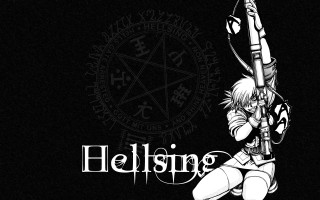 Girl gun pen hellsing poster - heidelberg school free wallpaper for desktop