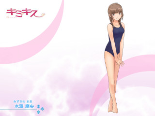 Woman bathing suit pink background - bathing free wallpaper