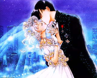 Couple kissing cityskyline stars fireworks - ayami kojima free wallpaper for desktop