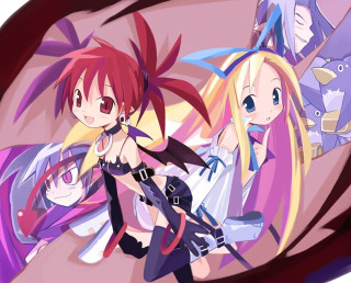 Anime girls mirror group rayonism - a mirror free wallpaper