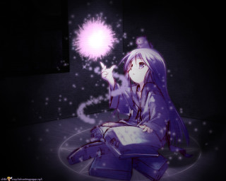 Girl book purple light manga - a book free wallpaper