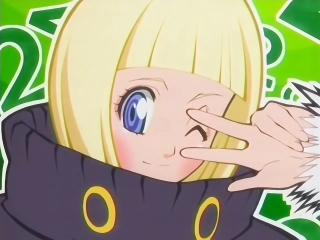 Blonde hair blue eyes kawaii - a green background behind free wallpaper