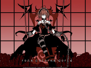 Alice prin gothic roses chain - a chain free wallpaper