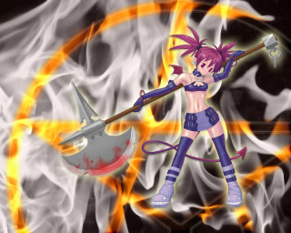 Cartoon axe fire demon yandere - flame free wallpaper