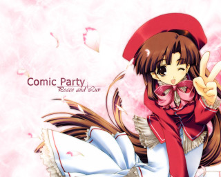 Girl redhat redscarf peacesign anime - a red scarf free wallpaper